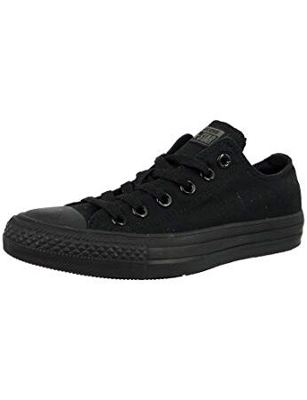 Converse Chuck Taylor All Star Low Black Canvas Trainers-UK 9.5