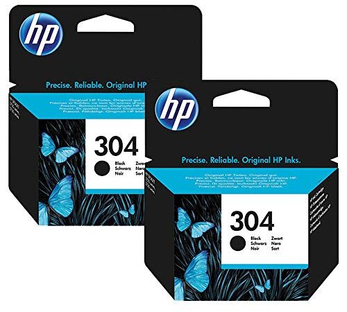 Lot de 2 cartouches d'encre Deskjet 3720 noire - Encres HP d'origine