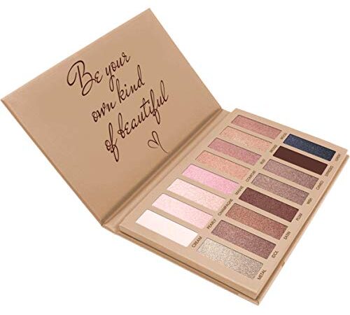 Palette Fard À Paupière Maquillage Yeux - Nude 16 Couleurs Shimmer Matte Ultra Pigmenté Ombre A Paupière