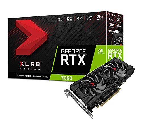 PNY GeForce® RTX 2060 6GB XLR8 Gaming Overclocked Edition Graphics Card