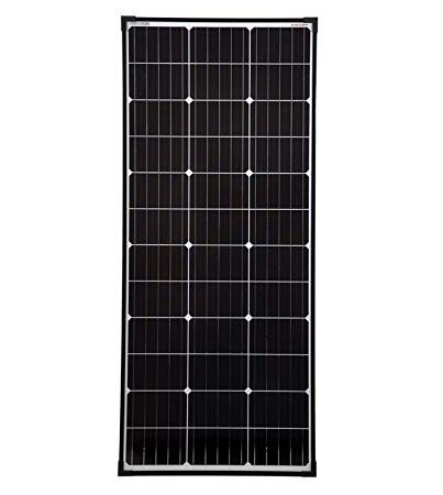 SolarV Enjoysolar Panneau solaire monocristallin avec technologie cellulaire PERC Noir, 110W