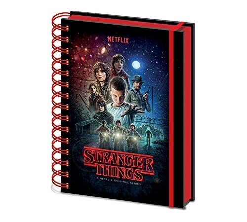 Stranger Things Carnet de Note à Spirales A5, Multicolore