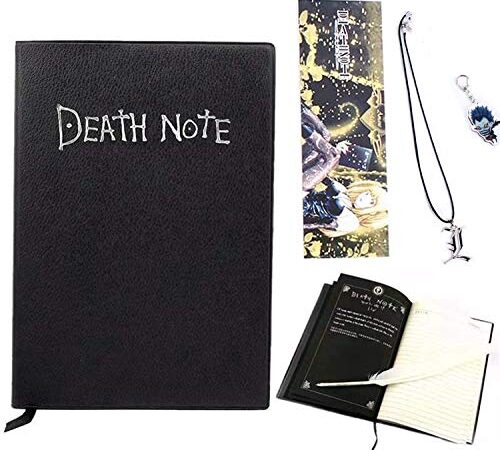 Carnet de notes Death Note, collier et porte-clés en, mode sur le thème du dessin animé Death Note Cosplay