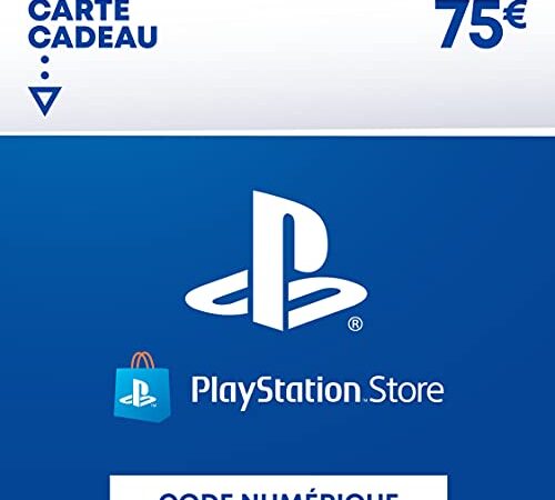 Carte Cadeau PSN (PlayStation Store) | 75 EUR | Compte français | Code de téléchargement (PS5/PS4/PS3)