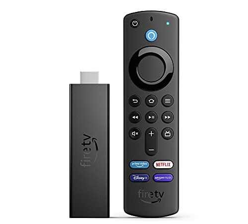 Fire TV Stick 4K Max | Appareil de streaming, Wi-Fi 6, télécommande vocale Alexa (avec boutons de contrôle de la TV)