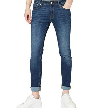 JACK & JONES AM 014 LID NOOS, Skinny Fit Jeans Homme, Bleu (Blue Denim), W34/L32 (Taille fabricant: 34)