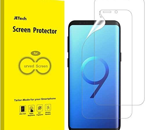 JETech Protection Ecran pour Samsung Galaxy S9 (Pas pour Galaxy S9+), Film Ultra HD TPU, Coque Compatible, Lot de 2