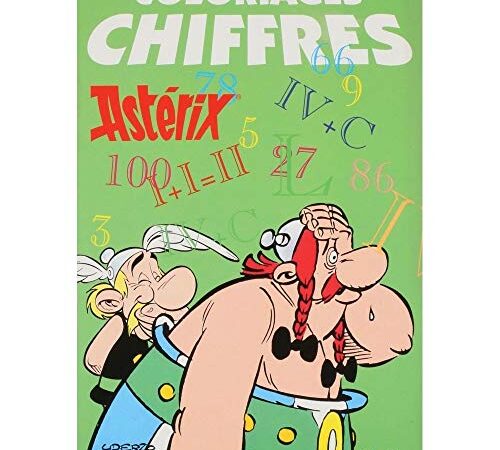 Livre de coloriage Astérix et Obélix Les Chiffres