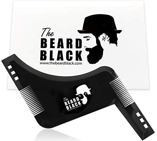 Peigne Pochoir Barbe Homme, Beard Shaping Template Tool & Comb, qualité supérieure Shaper