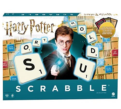 Scrabble Édition Harry Potter, jeu de société et de lettres, version française (modèle aléatoire), GPW41