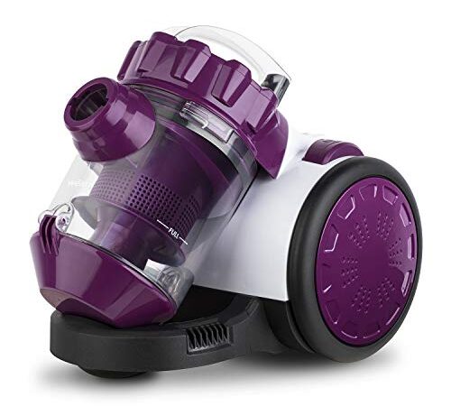 Wëasy Aspirateur Sans Sac Multicyclonique traineau WS10 1,5L, Silencieux, Puissant, Pratique, variateur de puissance, pour tapis, moquettes et sols durs, inclus brosse poussière et suceur plat