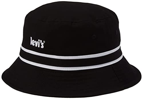 Levi's Poster Logo Bucket Hat Bob, Regular Black, M Homme