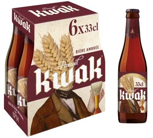 Bière Kwak Ambrée 8.4% Pack 6 Bouteilles 33cl