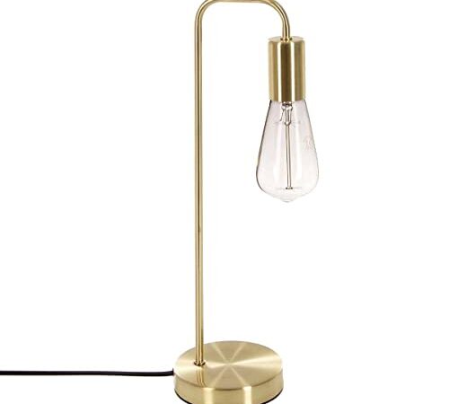 Lampe "Keli" dorée - métal H45 cm - Atmosphera créateur d'intérieur