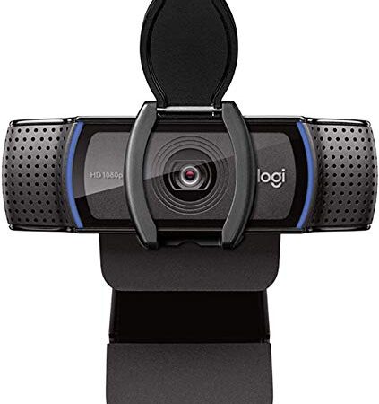 Logitech C920e HD 1080p Webcam 1920 x 1080 Pixels USB 3.2 Gen 1 (3.1 Gen 1) Noir