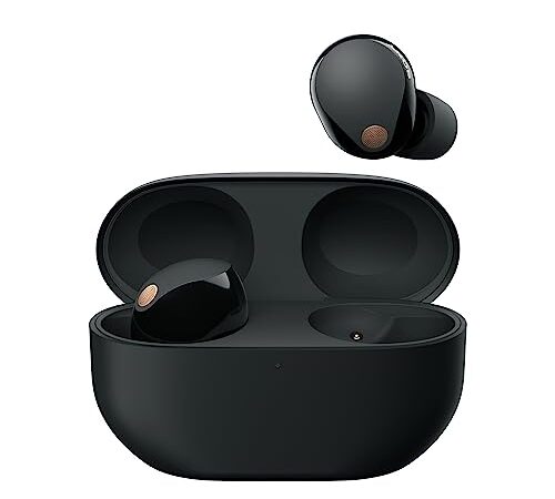 Sony WF-1000XM5 écouteurs sans Fil à réduction de Bruit, Bluetooth, Intra-Auriculaires avec Micro, 36 Heures d'autonomie, Charge Rapide, IPX4, Compatible iOS et Android - Noir