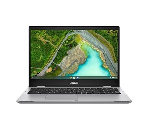 ASUS Chromebook 15 CX1500CKA-EJ0245 Ordinateur Portable 15" FHD (Celeron N4500, RAM 8 Go LPDDR4X, 64 Go eMMC, ChromeOS) Clavier AZERTY Français