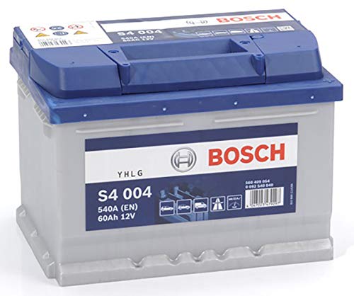 Bosch Automotive S4004 - Batterie Auto - 60A/h - 540A - Technologie Plomb-Acide - pour les Véhicules sans Système Start/Stop - 17.5 x 17.5 x 24.2 cm