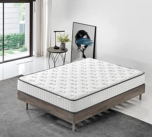 DEWINNER Mousse, Polyester, Blanc, 140 x 190 cm