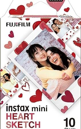 Fujifilm instax - Film Mini Heart Sketch (10 Vues)