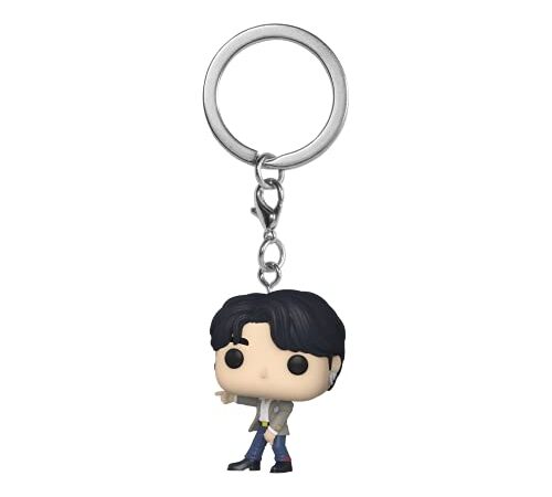 Funko Pop! Keychain: BTS - Dynamite - Jungkook - Mini-Figurine en Vinyle à Collectionner Porte-clés Fantaisie - Cadeau de Noël - Idée de Cadeau - Produits Officiels - Music Fans - Mini-Figurine