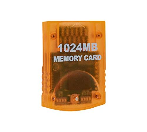 Mcbazel Carte mémoire de Stockage de Jeu de 1024 Mo pour Console Wii/Gamecube GC