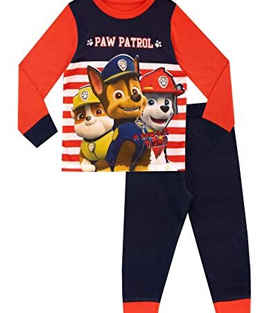 Paw Patrol - Ensemble De Pyjamas - La Pat' Patrouille - Garçon - Multicolore - 4-5 Ans