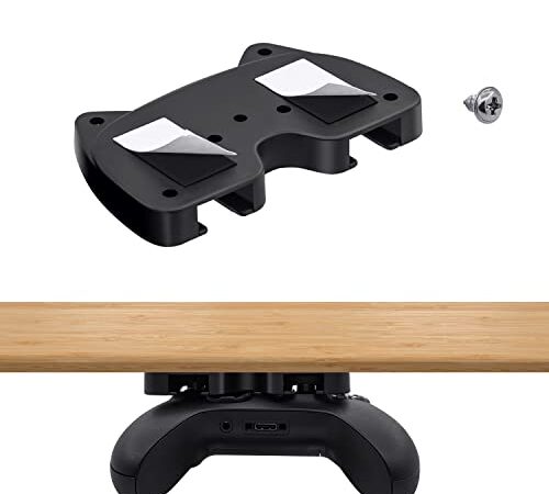 Support de Manette sous le bureau pour Xbox ONE, Support de Table pour Xbox Series X & S, Game Manette Under Desk Mount Holder pour Xbox Elite 1&2, Table Stand pour Xbox 360, et Switch Pro Controller