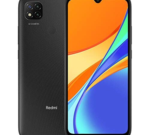 Xiaomi Redmi 9C Smartphone 3GB 64GB 6.53" HD+ Dot Drop display 5000mAh (typ) Déverrouillage du visage AI 13 MP AI Triple Caméra Gris