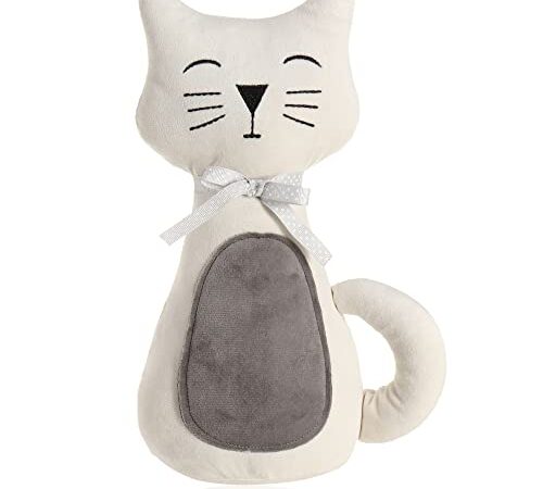 com-four® Butoir de Porte - Support de Porte Lourd - Design de Chat Mignon - Accessoire de Vie Fonctionnel (1 pièce - Chat Lucy)