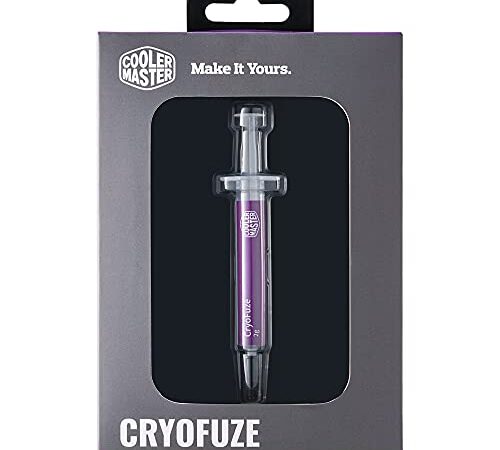 Cooler Master CryoFuze, Pâte Thermique Ultra-Thermique pour Refroidisseurs de Processeurs CPU (14 W/MK) - Transfert de Chaleur CPU/GPU sans Conductivité Électrique - Applicateur Inclus - 2 grammes