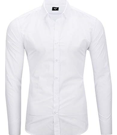 Kayhan Homme Chemise, Langarmhemd A.L.T White (M)