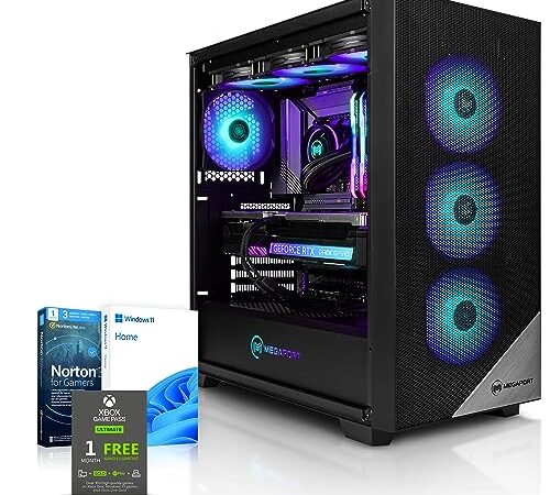 Megaport High End PC Gamer • Intel Core i9-11900KF • Windows 11 • Nvidia GeForce RTX4080 • 32Go 3200MHz DDR4 • 1To M.2 SSD • Refroidissement Liquide • Unité Centrale Ordinateur de Bureau