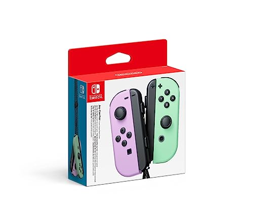 Nintendo Paire de Manettes Joy-Con Gauche Violet Pastel et Droite Vert Pastel