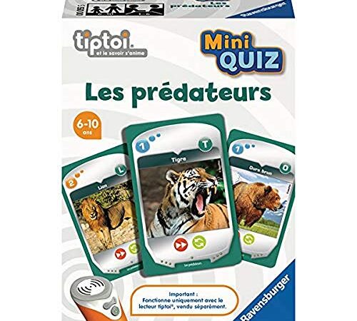 Ravensburger- tiptoi® - Jeu interactif- Les prédateurs - A partir de 6 ans- 00 055