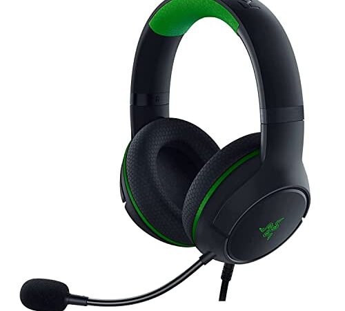 Razer Kaira X - Casque Gaming Filaire pour Xbox Series X|S (Haut-parleurs TriForce de 50mm, Microphone Cardioïde HyperClear, Commandes intégrées, Compatibilité Multiplateforme) Noir