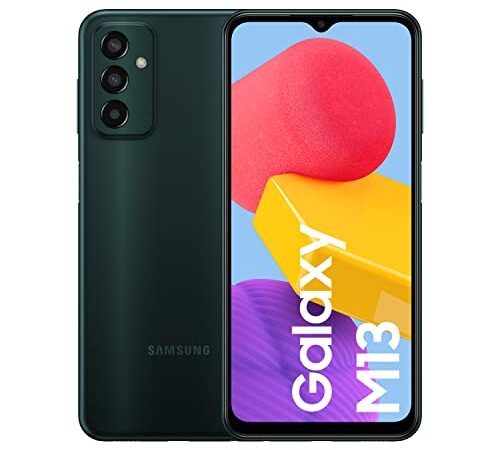 Samsung Galaxy M13, Android, smartphone avec 4 Go de RAM, 64 Go de mémoire, 4G, vert