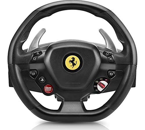 Thrustmaster T80 Ferrari 488 GTB Edition Volant Racing - PS5 / PS4 / PC - Sous license officielle Ferrari