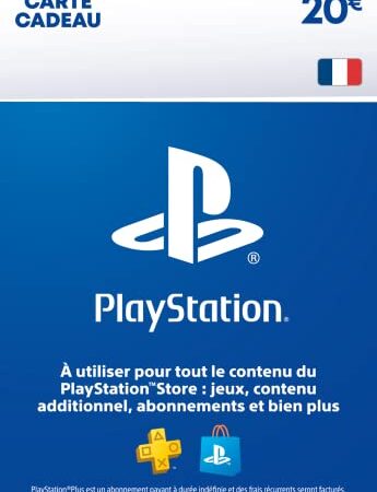 20€ Carte Cadeau PlayStation | PSN Compte Français [Code par Email]