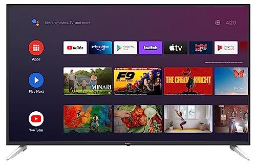 HYUNDAI Smart Android TV 55'' (139cm) 4K UHD - WiFi - Google Assistant - Netflix Prime Video – CHROMECAST – 3xHDMI – 1xUSB – HDR10