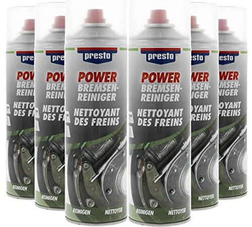 Presto 531583 Sixpack Nettoyant pour Freins Power 500 ml LOT DE 6