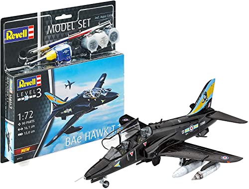 Revell Model Set - 64970 - Maquette d'avion - Bae Hawk T.1 - avec Accessoires - Néchelle 1/72 - Niveau 3/5