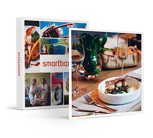 Smartbox - Coffret Cadeau Femme Homme - Savoureux dîner pour 2 dans la Ville de Votre Choix - idée Cadeau Anniversaire - 1 dîner pour 2 Personnes dans la Ville de Votre Choix