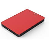 Sonnics 500 GO Rouge Disque dur externe portable USB 3.0 Super rapide Vitesse de transfert pour une utilisation avec un PC Windows, Apple Mac, Xbox One et PS4