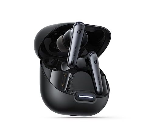 soundcore Anker Liberty 4 NC ecouteurs Bluetooth sans Fil à réduction de Bruit 98,5%, Réduction Bruit adaptative aux Oreilles et à l'environnement, Hi-Res Audio, 50 h, Charge sans Fil, Bluetooth 5.3